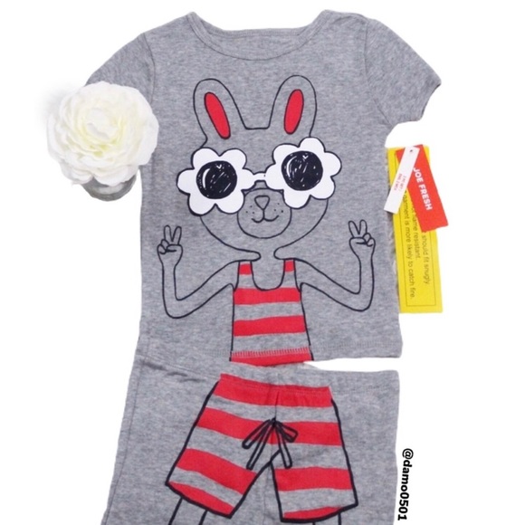 NWT Joe Fresh Baby “Freshster” 2 Piece Pajama Set - Picture 2 of 7